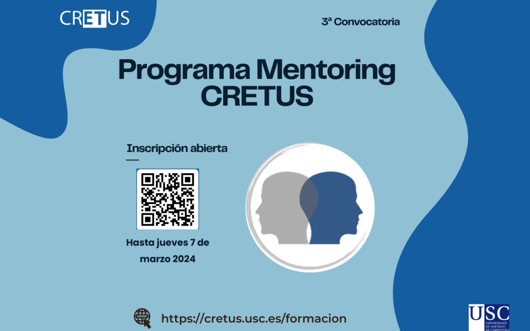 Abierto el plazo para incorporarse al programa de Mentoring de CRETUS