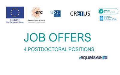The ERC EqualSea project is hiring 4 full time postdoctoral position
